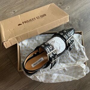 Black Ballet Buckle Flats - New in Box!